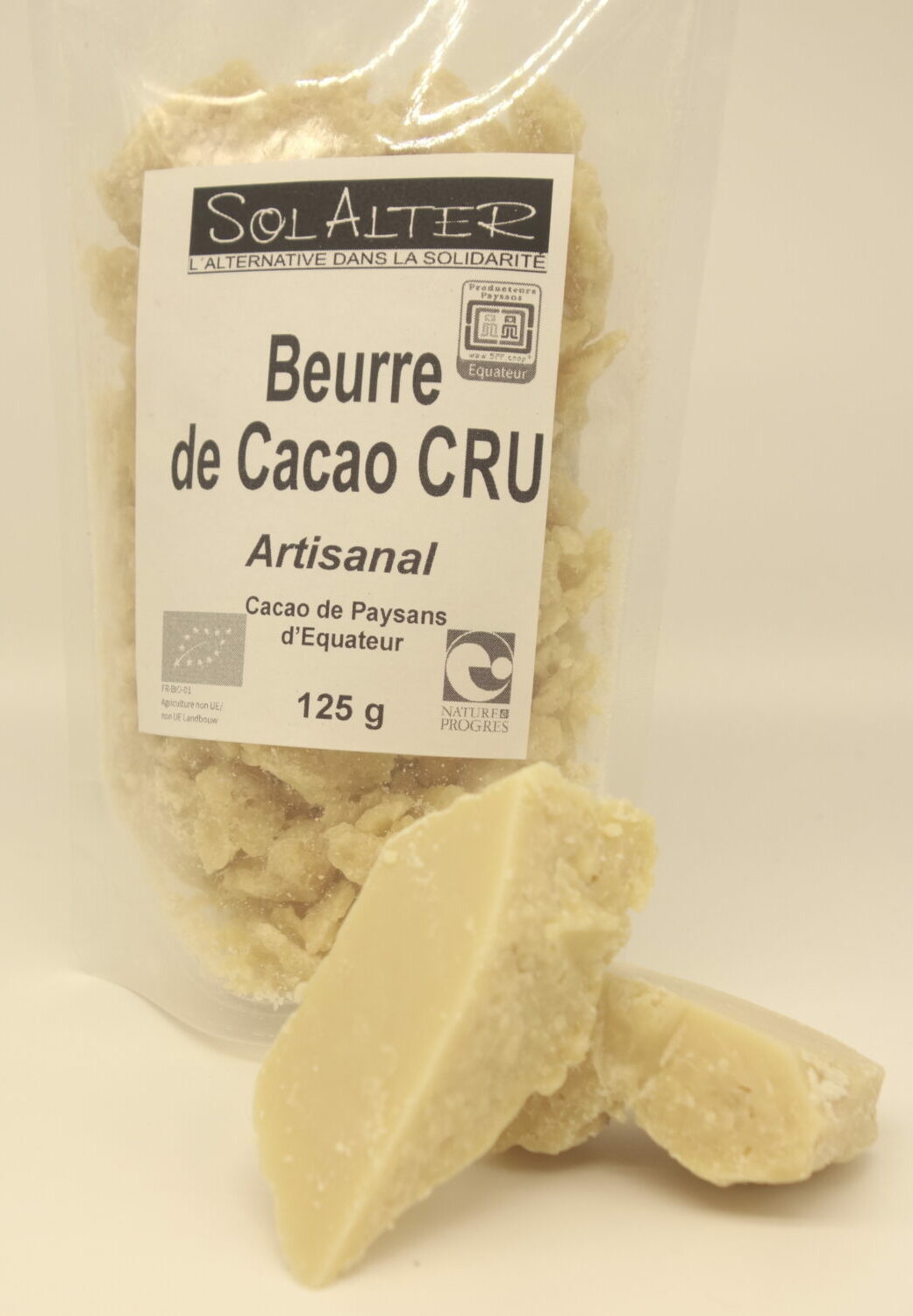 Beurre de cacao bio (125 g)